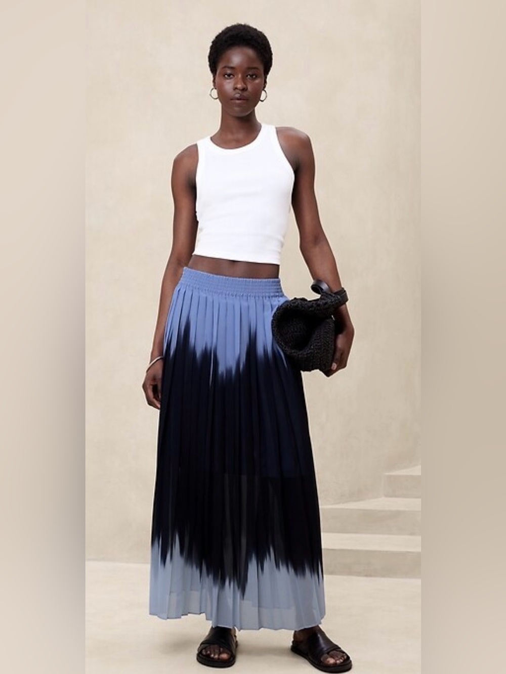 Banana Republic Pleated Maxi